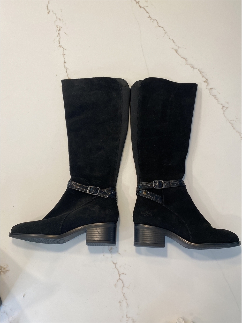 Bos And Co. Jade Black Suede Boot Size 37